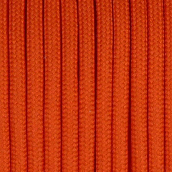 Paracord 550, méterben, 4 mm - narancs