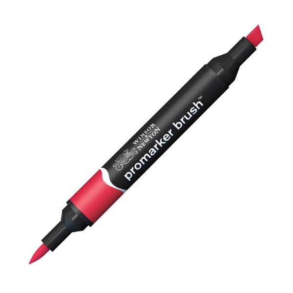 Promarker Brush kétvégű alkoholos ecsetfilc - R665, berry red