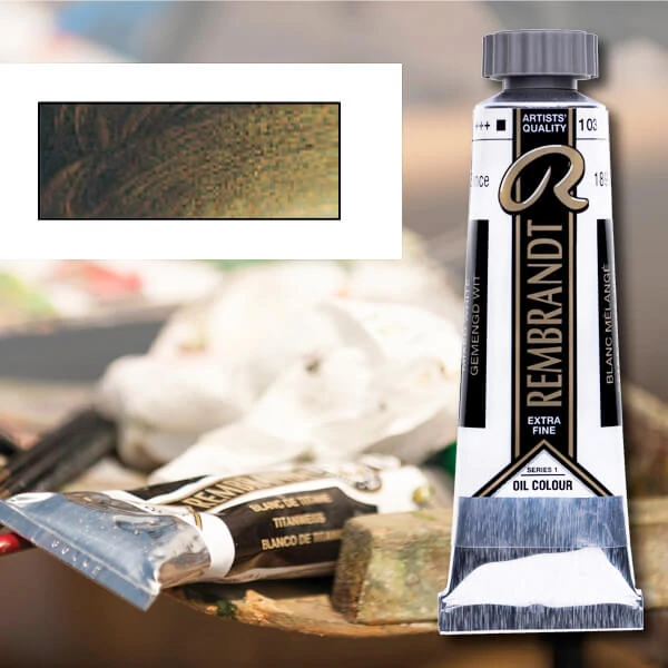 Talens Rembrandt olajfesték, 40 ml - 410, umber greenish