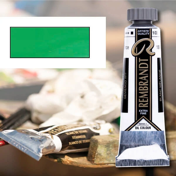 Talens Rembrandt olajfesték, 40 ml - 615, emerald green