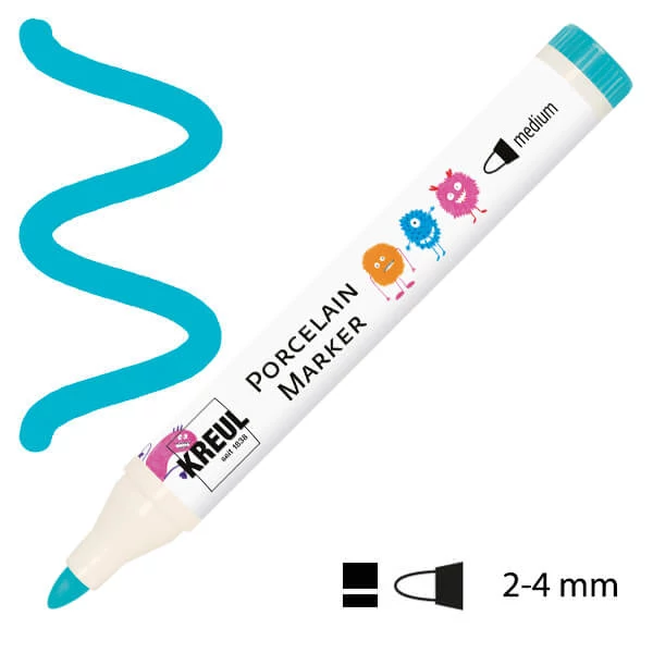 Porcelánfilc, Porcelain Marker - 16 türkiz