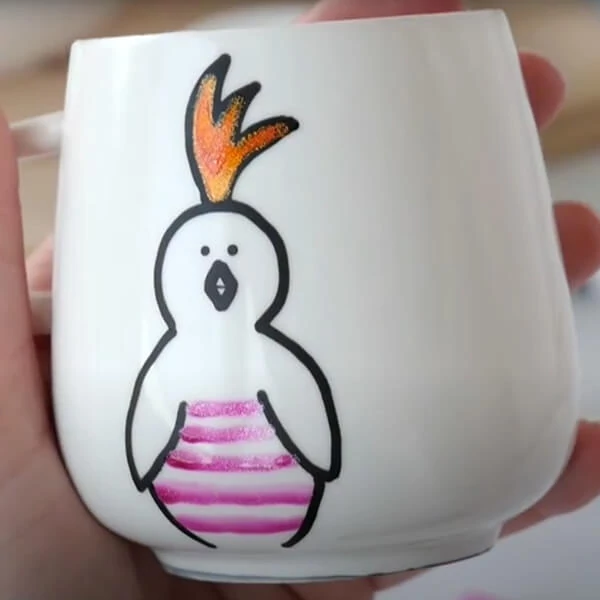 Üveg- és porcelánfilc készlet, Kreul Glitter