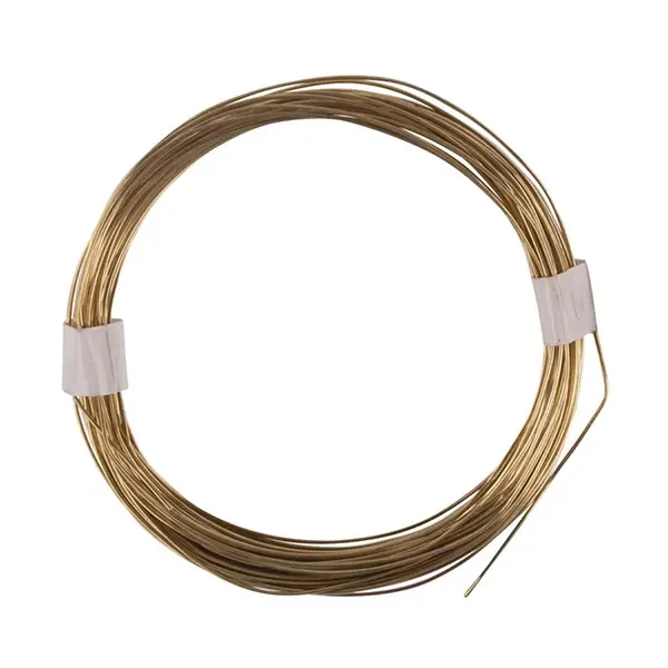Ékszer drót, 0,6 mm, 11 m - sárgaréz