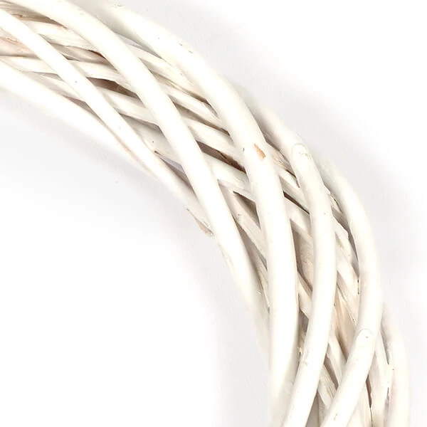 Vessző koszorúalap - 15 cm, vintage