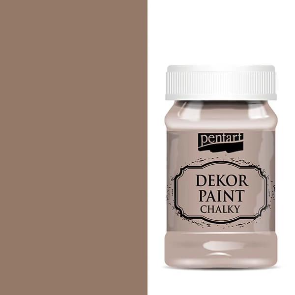 Pentart Dekor Paint Chalky krétafesték, 100 ml - vintage barna