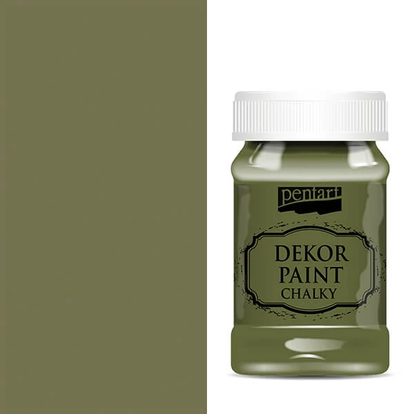 Pentart Dekor Paint Chalky krétafesték, 100 ml - tövis