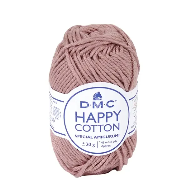 DMC Happy Cotton amigurumi pamutfonal, 20 g - 768, pasztell lila