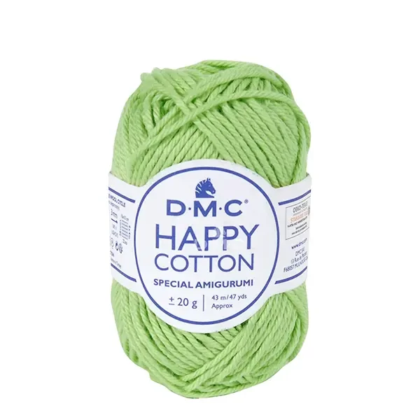 DMC Happy Cotton amigurumi pamutfonal, 20 g - 779, világoszöld