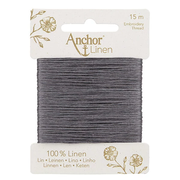 Hímzőfonal, Anchor Linen, 15 m - 07 árnyék