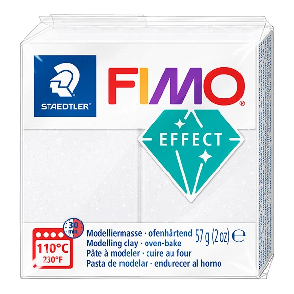 FIMO Effect süthető gyurma, 57 g - galaxis fehér (8010-002)