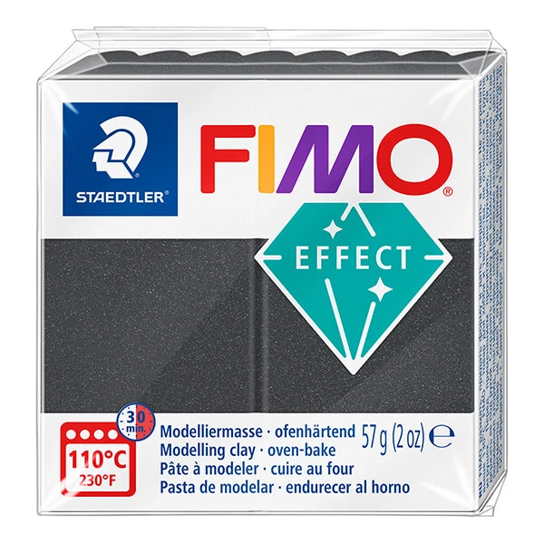 FIMO Effect süthető gyurma, 57 g - metál acélszürke (8010-91)