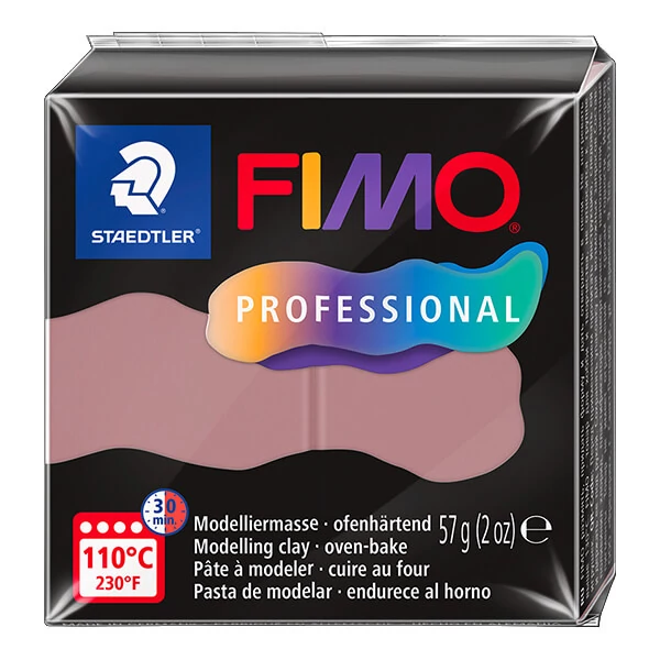 FIMO Professional süthető gyurma, 57 g - dusty pink (8040-20)