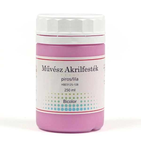 Művész akrilfesték, 250 ml - bicolor, 108, piros/lila