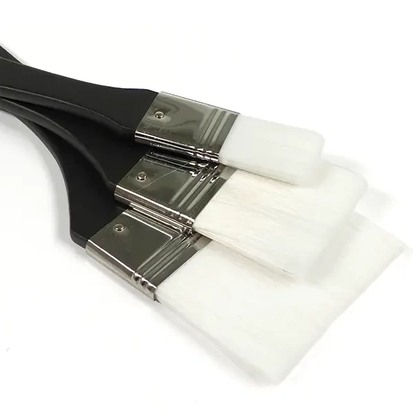 Szintetikus lakkozó ecset - 3 db (1-2-3)