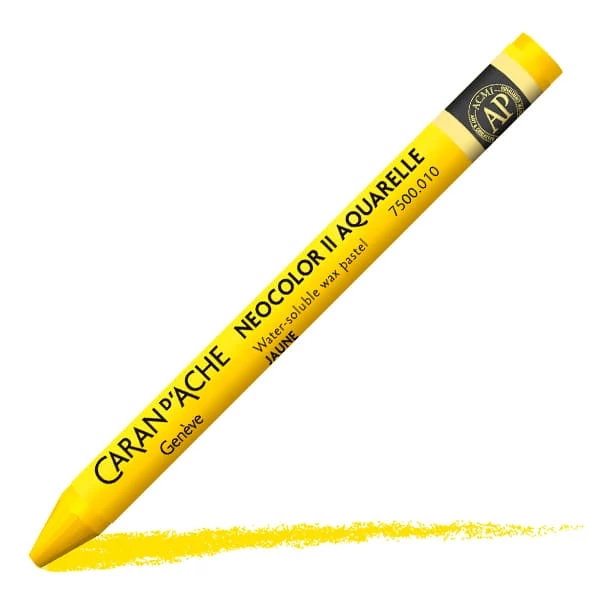 Caran d'Ache Neocolor II akvarellkréta - 010, yellow