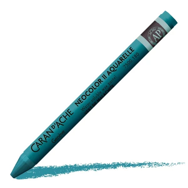 Caran d'Ache Neocolor II akvarellkréta - 180, malachite green