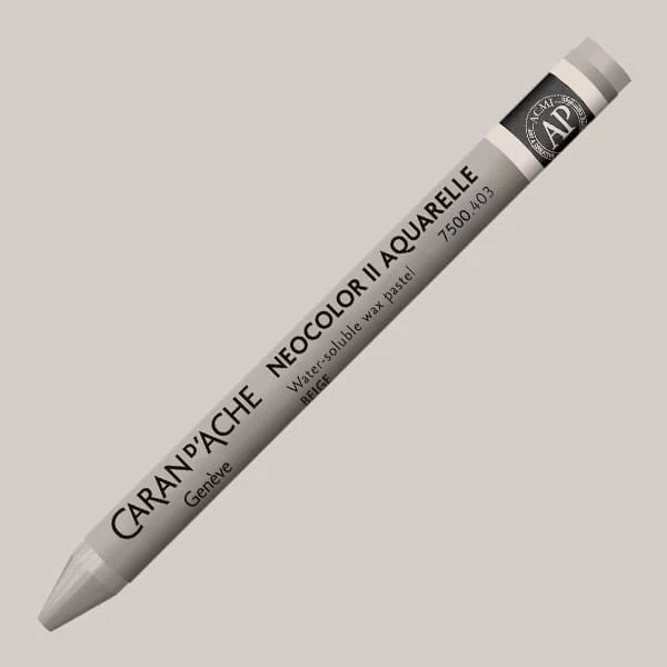 Caran d'Ache Neocolor II akvarellkréta - 403, beige