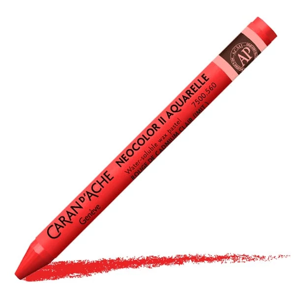 Caran d'Ache Neocolor II akvarellkréta - 560, light cadmium red