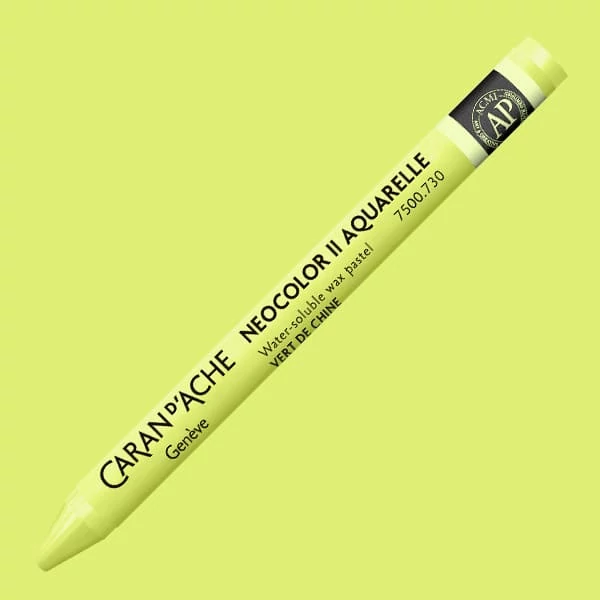 Caran d'Ache Neocolor II akvarellkréta - 730, chinese green