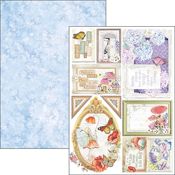 Ciao Bella scrapbook papírkészlet, A4, 9 ív - Elvarázsolt föld Creative Pad