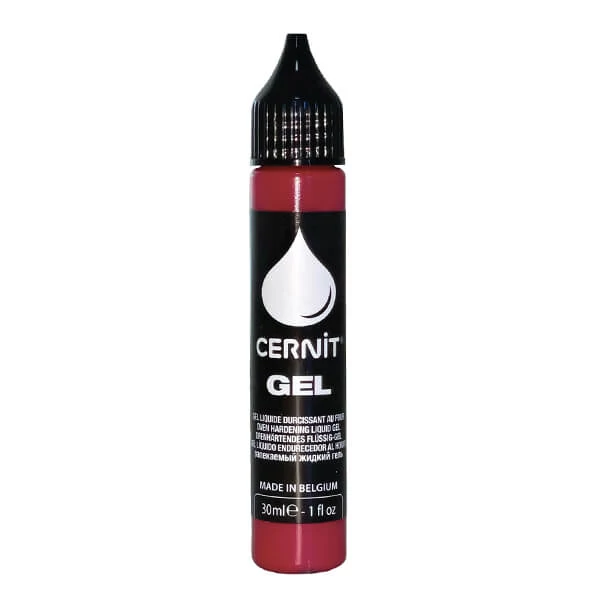 Cernit gel, Liquid folyékony gyurma, 30 ml - piros