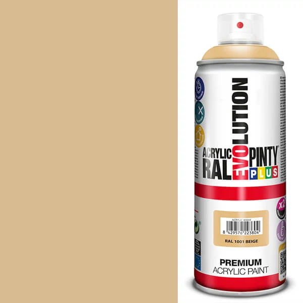 Akrilfesték spray, EVOLUTION fényes, 400 ml - RAL1001 beige
