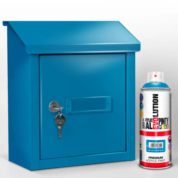 Akrilfesték spray, EVOLUTION fényes, 400 ml - RAL5012 light blue