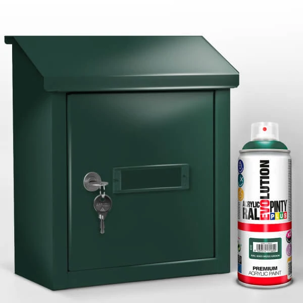 Akrilfesték spray, EVOLUTION fényes, 400 ml - RAL6005 moss green