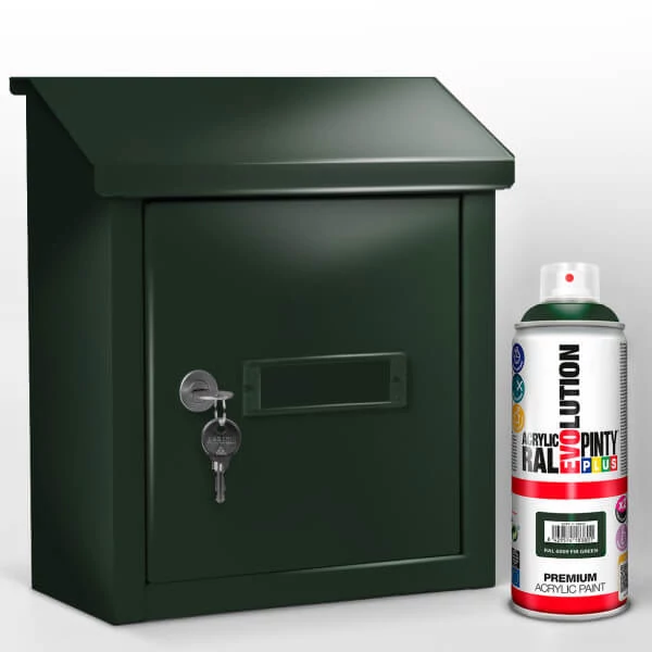 Akrilfesték spray, EVOLUTION fényes, 400 ml - RAL6009 fir green