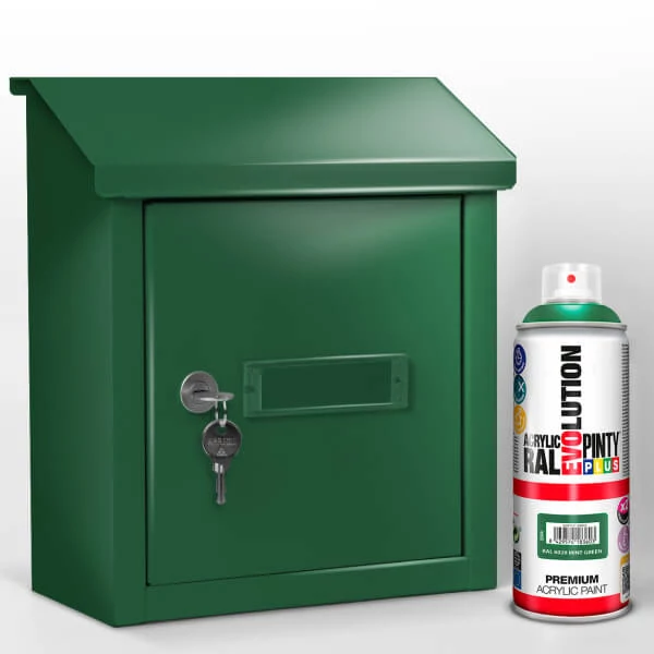 Akrilfesték spray, EVOLUTION fényes, 400 ml - RAL6029 mint green