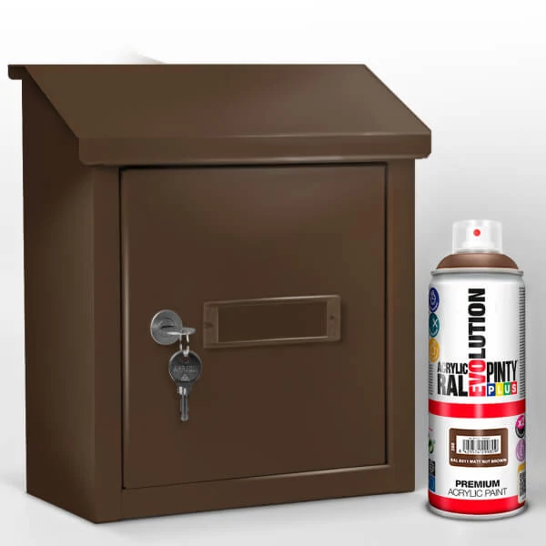 Akrilfesték spray, EVOLUTION matt, 400 ml - RAL8011 nut brown