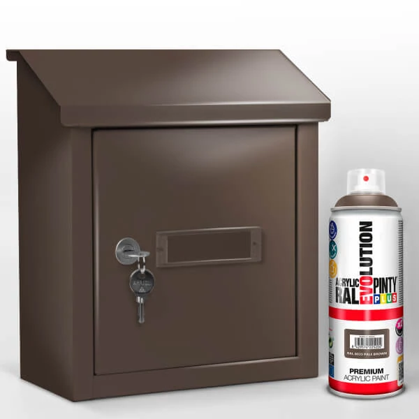 Akrilfesték spray, EVOLUTION fényes, 400 ml - RAL8025 pale brown