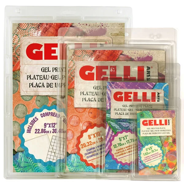 Géllemez, Gelli Arts nyomtatólap - 9x12