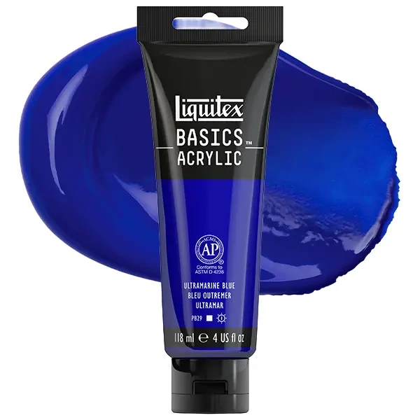 Liquitex Basics akrilfesték, 118 ml - 380, ultramarine blue