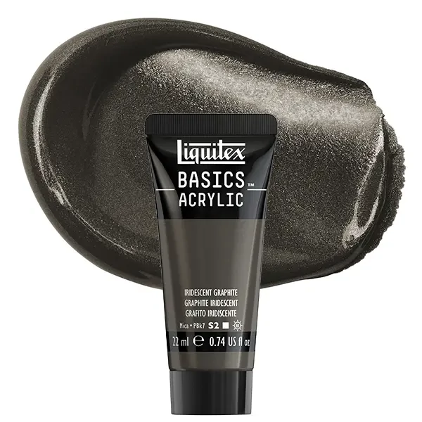 Liquitex Basics akrilfesték, 22 ml - 049, iridescent graphite