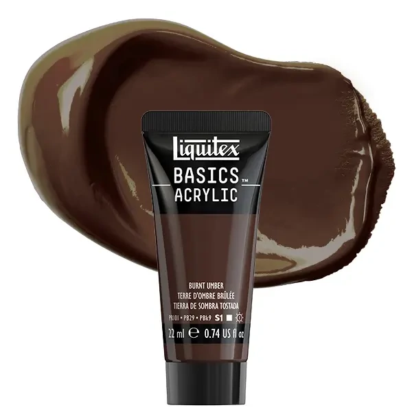 Liquitex Basics akrilfesték, 22 ml - 128, burnt umber