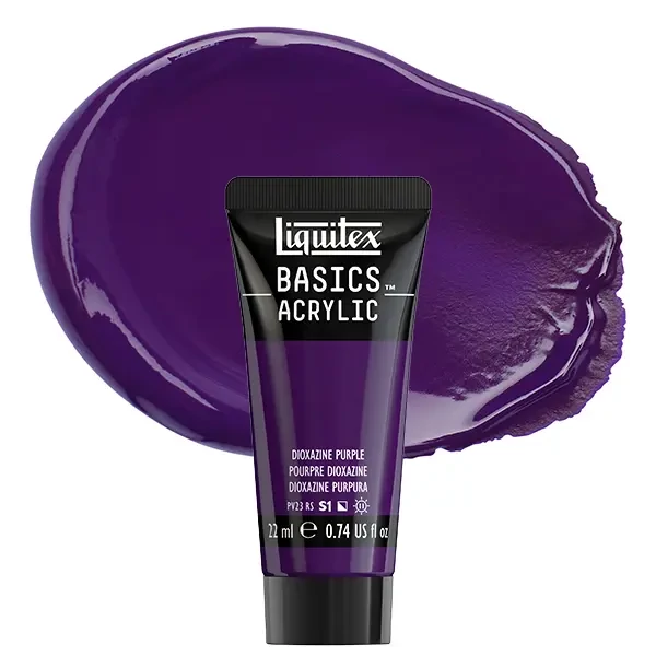 Liquitex Basics akrilfesték, 22 ml - 186, purple dioxazine