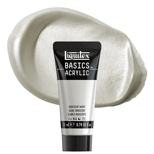 Liquitex Basics akrilfesték, 22 ml - 238, iridescent white