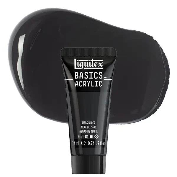 Liquitex Basics akrilfesték, 22 ml - 276, mars black