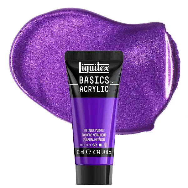 Liquitex Basics akrilfesték, 22 ml - 340, metallic purple