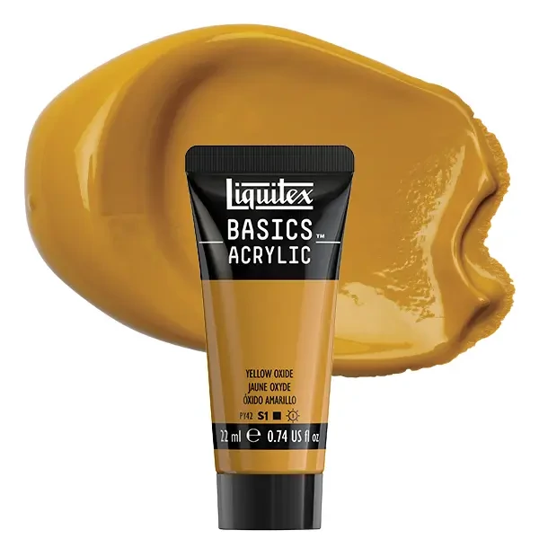 Liquitex Basics akrilfesték, 22 ml - 416, yellow oxide