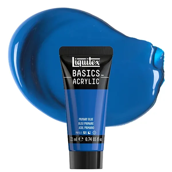 Liquitex Basics akrilfesték, 22 ml - 420, primary blue