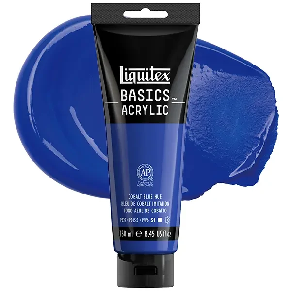 Liquitex Basics akrilfesték, 250 ml - 381, cobalt blue hue