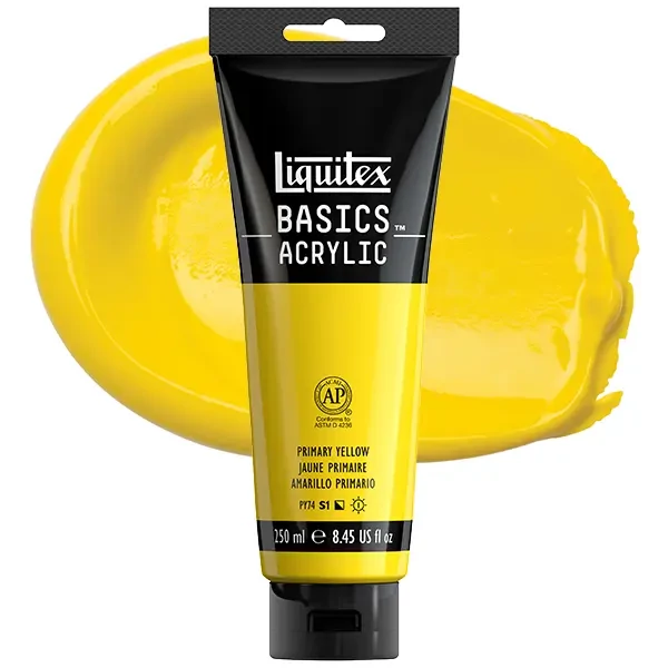 Liquitex Basics akrilfesték, 250 ml - 410, primary yellow