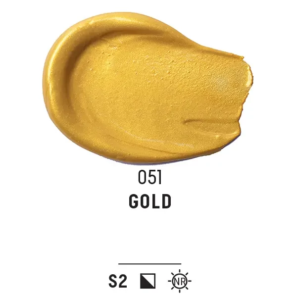 Liquitex Basics akrilfesték, 118 ml - 051, gold