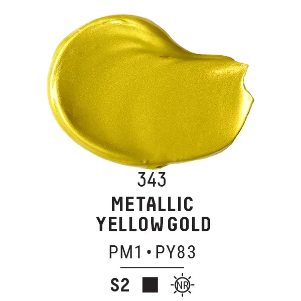 Liquitex Basics akrilfesték, 22 ml - 343, metallic yellow gold