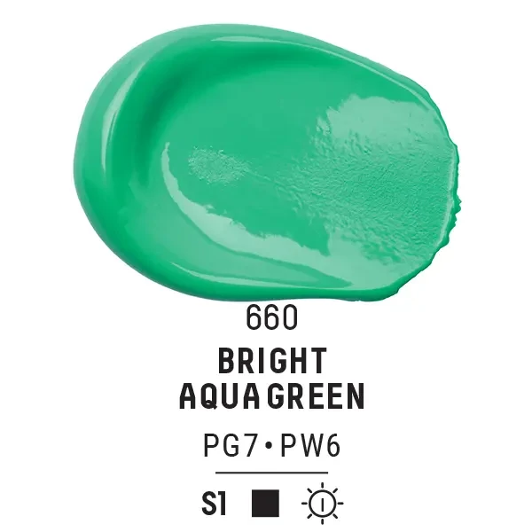 Liquitex Basics akrilfesték, 22 ml - 660, bright aqua green