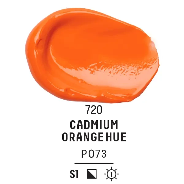 Liquitex Basics akrilfesték, 22 ml - 720, cadmium orange hue