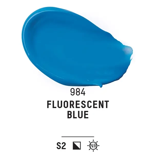 Liquitex Basics akrilfesték, 22 ml - 984, fluorescent blue