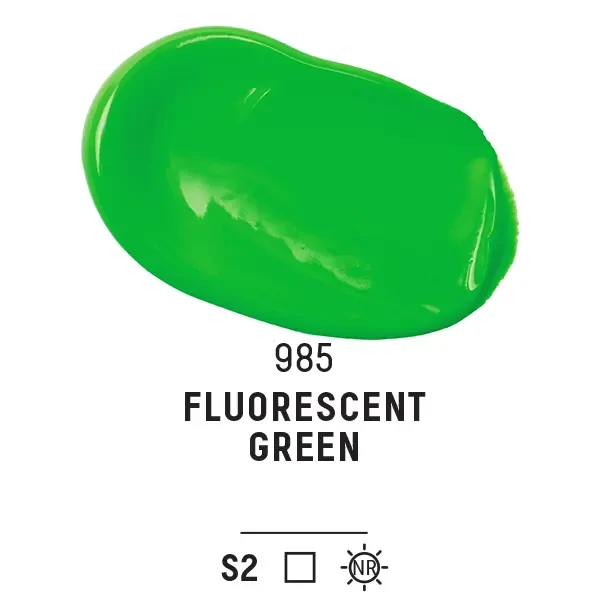 Liquitex Basics akrilfesték, 22 ml - 985, fluorescent green
